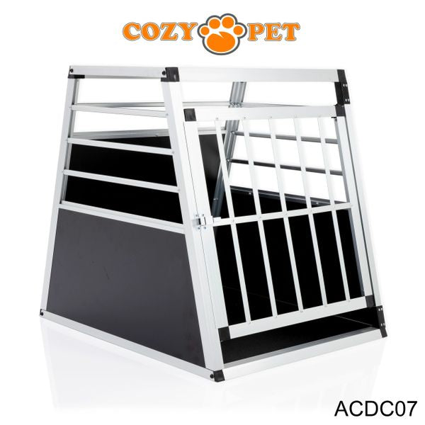 Aluminium Car Dog Cage by Cozy Pet Travel Puppy Crate Pet Carrier Transport ACDC07 - RET - Customer Return 45% Discount.