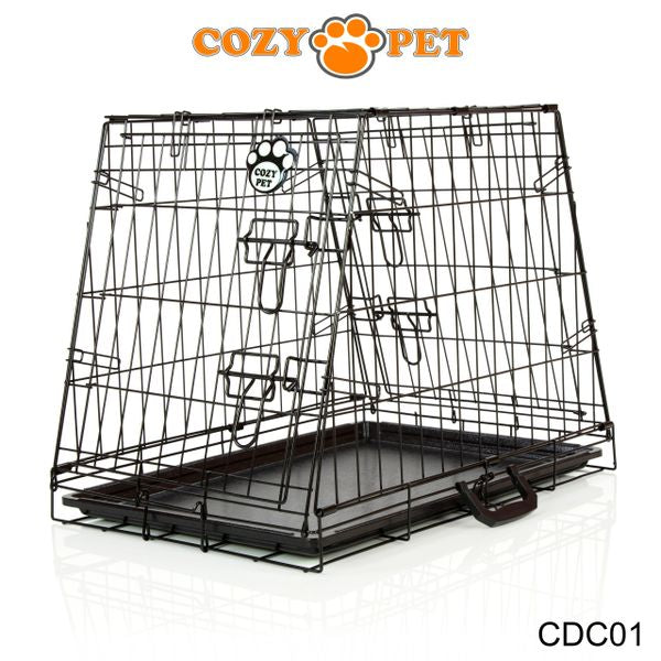 Car Dog Cage by Cozy Pet Travel Puppy Crate Pet Carrier Transport CDC01