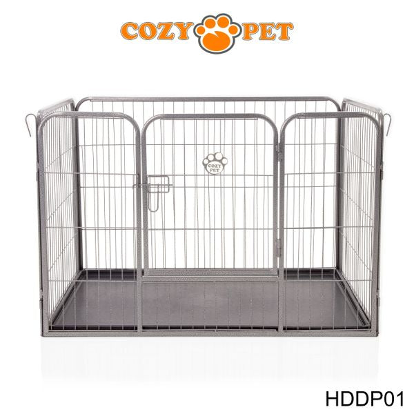 Heavy Duty Playpen with ABS Tray 61cm Tall by Cozy Pet Model HDDP01