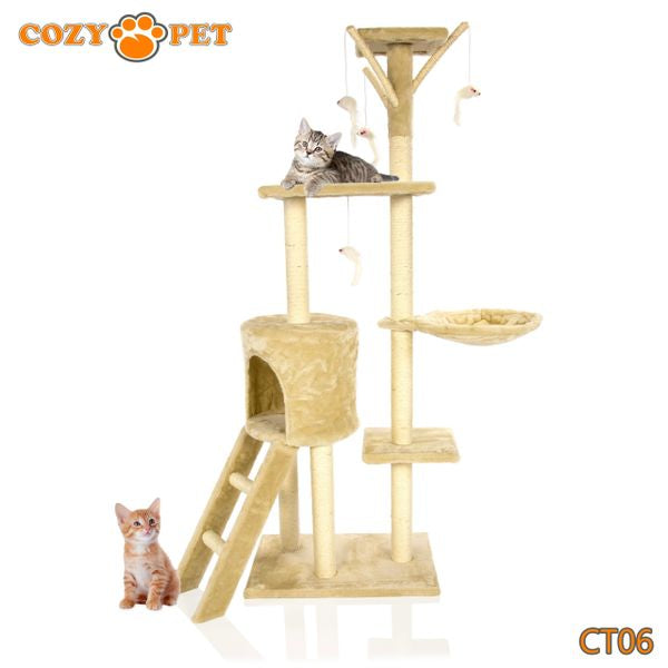 Cat Tree by Cozy Pet Deluxe Multi Level Cat Tree - CT06-Beige