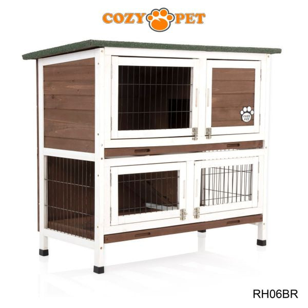 Rabbit Hutch 3ft by Cozy Pet - Brown - RH06BR